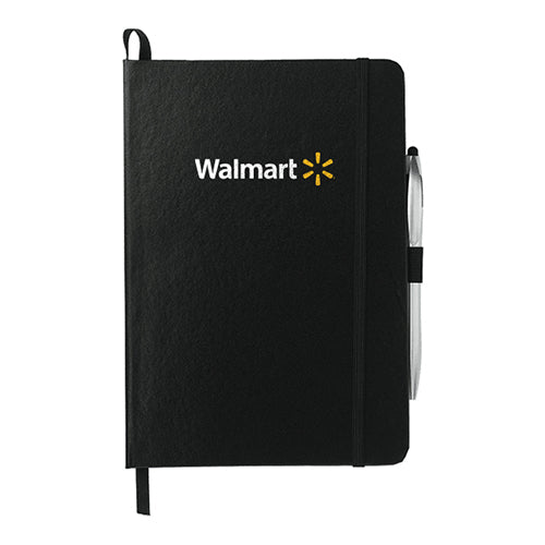 6" x 8.5" FSC® Mix Crown Journal with Pen-Stylus