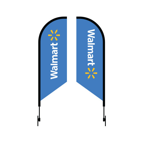 8' FEATHERED FLAG KIT