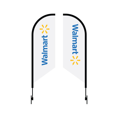 8' FEATHERED FLAG KIT